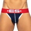 Jock Strap Sportive Microfibre Bleu Marine