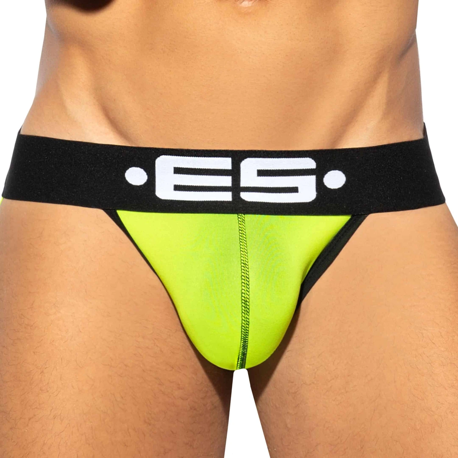 Jock Strap Sportive Microfibre Jaune Fluo 1 Jock Strap Sportive Microfibre Jaune Fluo