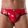 Jock Strap Vinyl Rouge