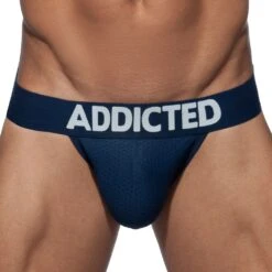 Jockstrap Push Up Mesh Marine