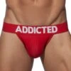 Jockstrap Push Up Mesh Rouge