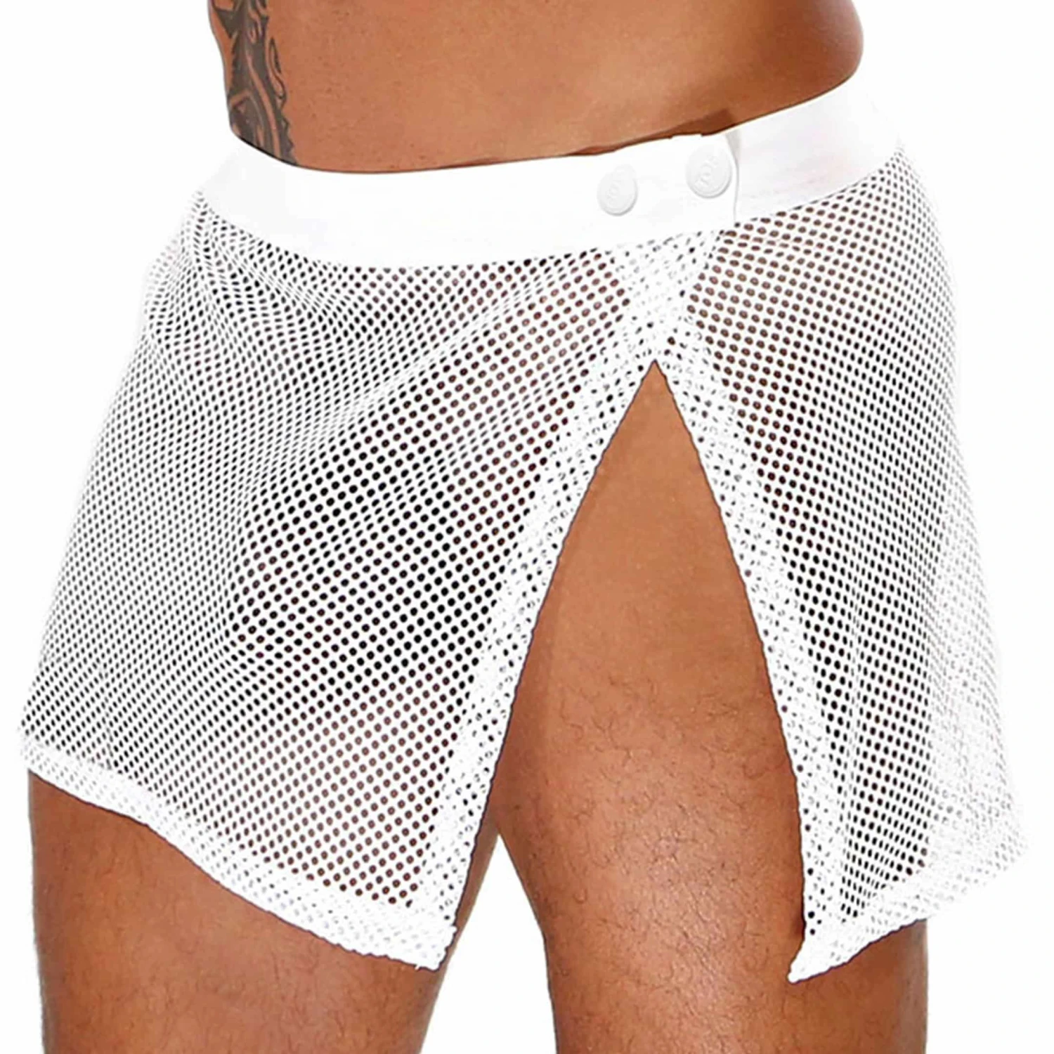 Jupe Circuit Mesh Blanche 1 Jupe Circuit Mesh Blanche