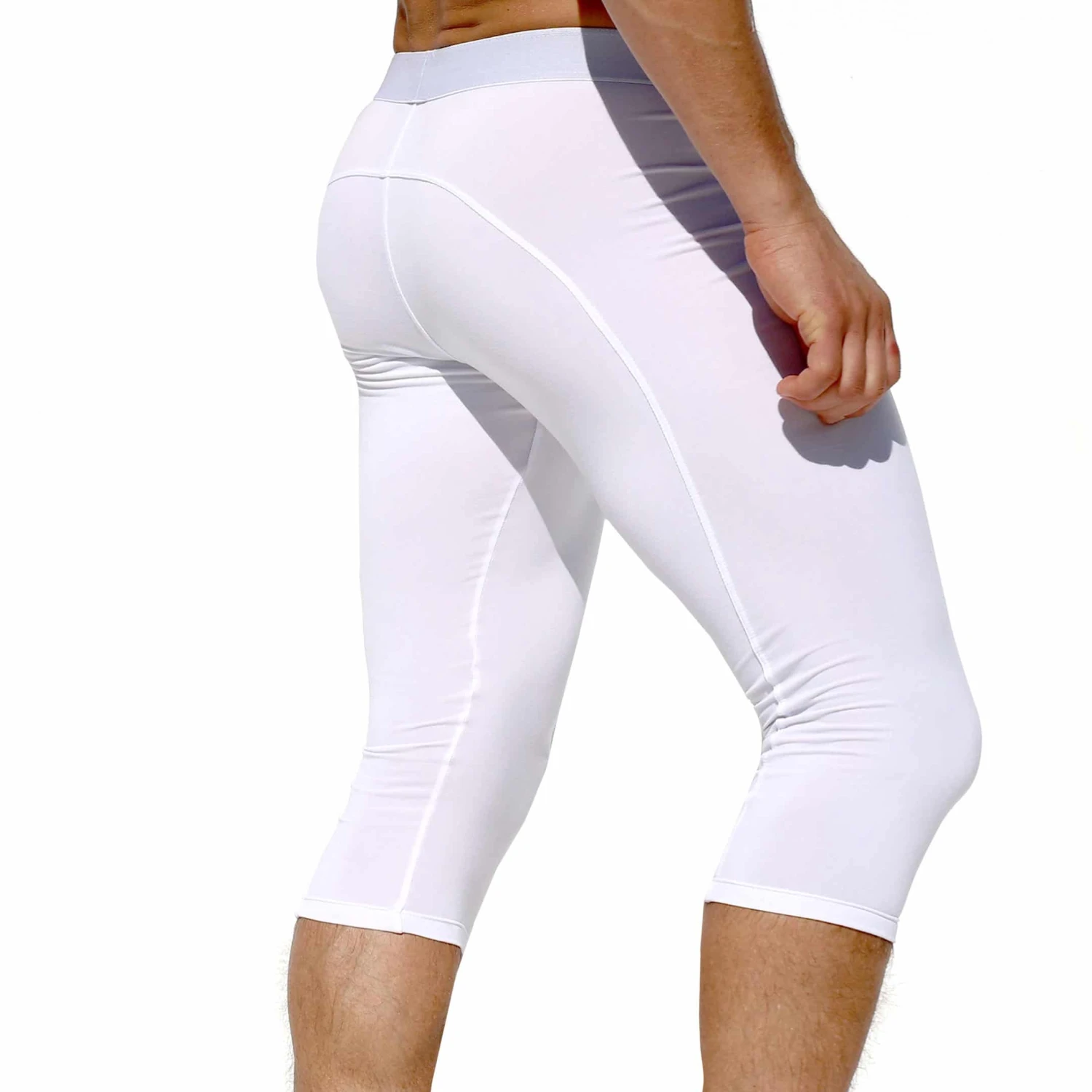 Legging 3 Quarts Triton Blanc 2 Legging 3 Quarts Triton Blanc – Image 2