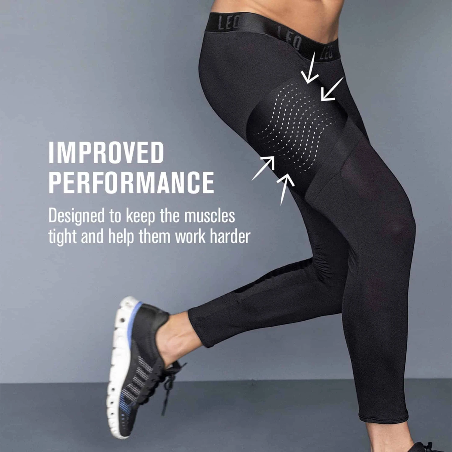 Legging Compression Modérée ActiveLife Noir 5 Legging Compression Modérée ActiveLife Noir – Image 5