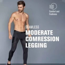 Legging Compression Modérée ActiveLife Noir 11 Legging Compression Modérée ActiveLife Noir -Boutique De Sous-vêtements legging compression moderee activelife noir leo 5