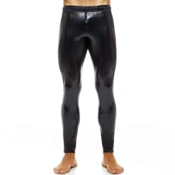 Legging Latex - Voile Noir