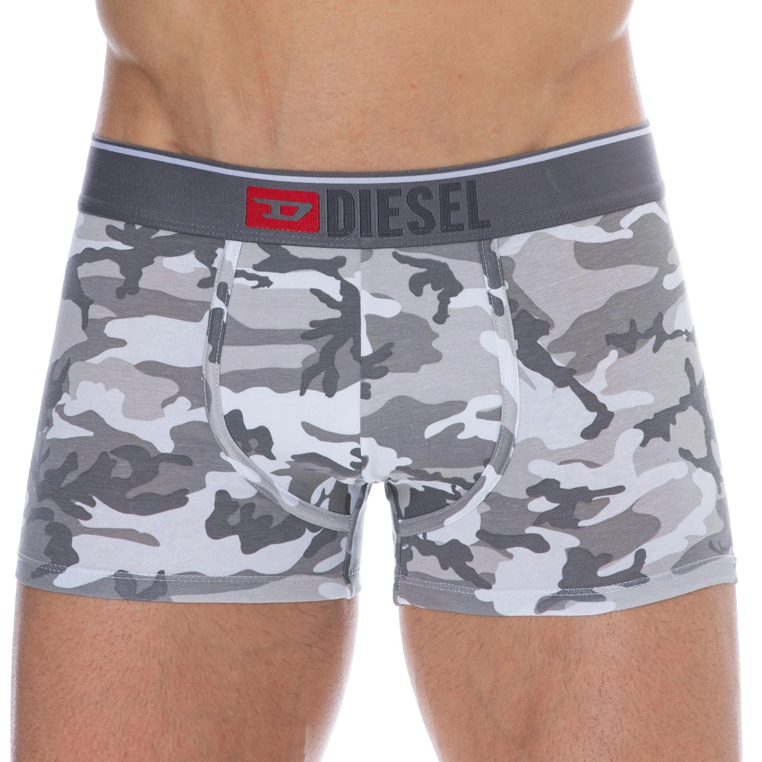 Lot De 2 Boxers Camouflage Coton Gris 1 Lot De 2 Boxers Camouflage Coton Gris