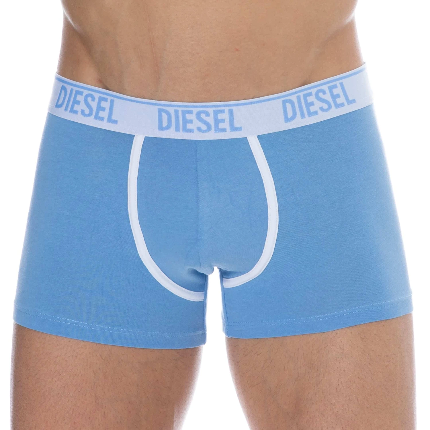 Lot De 2 Boxers Contrast Coton Bleu Marine - Bleu Ciel 5 Lot De 2 Boxers Contrast Coton Bleu Marine - Bleu Ciel – Image 5