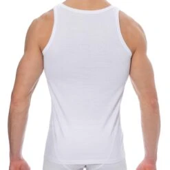 Lot De 2 Débardeurs Pur Coton Blancs -Boutique De Sous-vêtements lot de 2 debardeurs pur coton blancs diesel 3