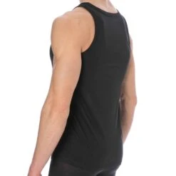 Lot De 2 Débardeurs Pur Coton Noirs -Boutique De Sous-vêtements lot de 2 debardeurs pur coton noirs diesel 2