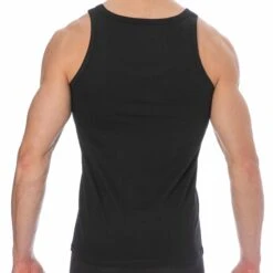 Lot De 2 Débardeurs Pur Coton Noirs -Boutique De Sous-vêtements lot de 2 debardeurs pur coton noirs diesel 3