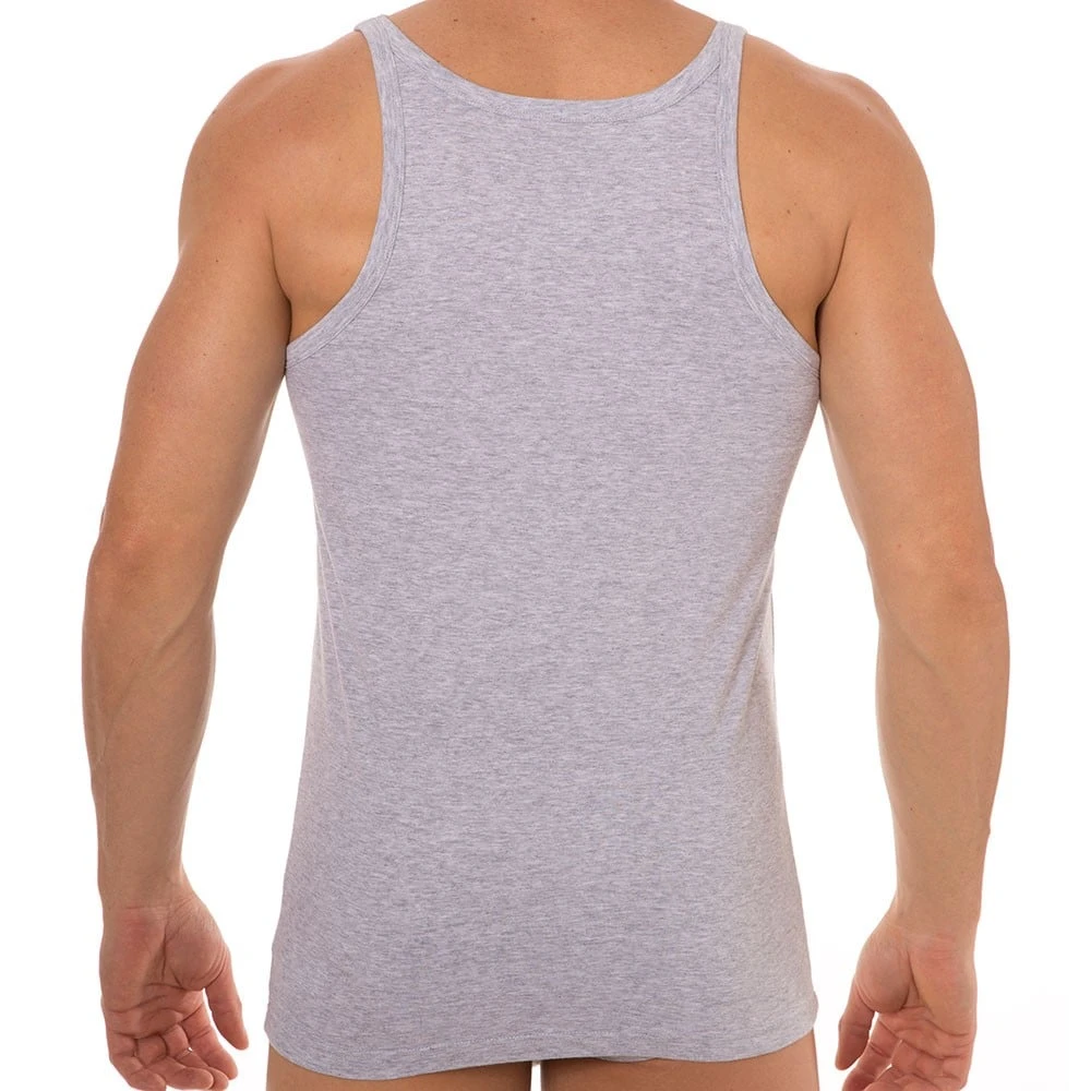 Lot De 2 Débardeurs Pure Cotton Marine - Gris 6 Lot De 2 Débardeurs Pure Cotton Marine - Gris – Image 6