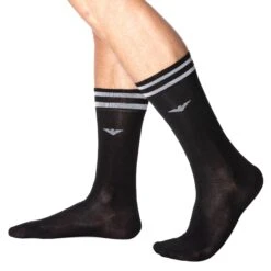 Lot De 2 Paires De Chaussettes Basses Noires -Boutique De Sous-vêtements lot de 2 paires de chaussettes basses noires emporio armani 3