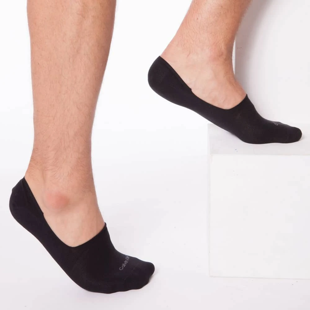 Lot De 2 Paires De Chaussettes Invisibles Luca Noires 3 Lot De 2 Paires De Chaussettes Invisibles Luca Noires – Image 3