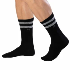 Lot De 2 Paires De Chaussettes Sport Maurice Noires -Boutique De Sous-vêtements lot de 2 paires de chaussettes sport maurice noires calvin klein 2