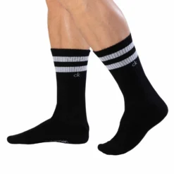 Lot De 2 Paires De Chaussettes Sport Maurice Noires -Boutique De Sous-vêtements lot de 2 paires de chaussettes sport maurice noires calvin klein 3