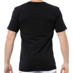 Lot De 2 T-Shirts Col V Ck One Coton Noirs 5 Lot De 2 T-Shirts Col V Ck One Coton Noirs -Boutique De Sous-vêtements lot de 2 t shirts col v ck one coton noirs calvin klein 2