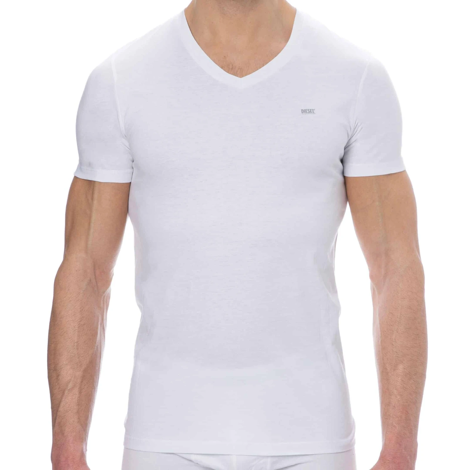 Lot De 2 T-Shirts Pur Coton Blancs 1 Lot De 2 T-Shirts Pur Coton Blancs