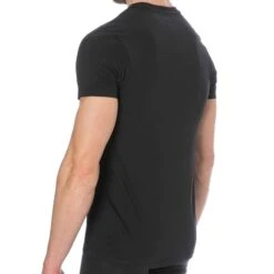 Lot De 2 T-Shirts Pur Coton Noirs -Boutique De Sous-vêtements lot de 2 t shirts pur coton noirs diesel 2