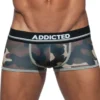 Lot De 3 Boxers Courts Camo Mesh Push Up Kaki - Gris - Bleu
