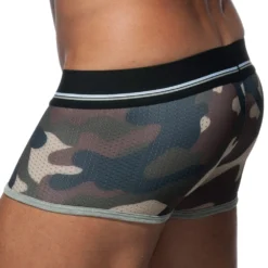 Lot De 3 Boxers Courts Camo Mesh Push Up Kaki - Gris - Bleu -Boutique De Sous-vêtements lot de 3 boxers camo mesh push up kaki gris bleu addicted 6