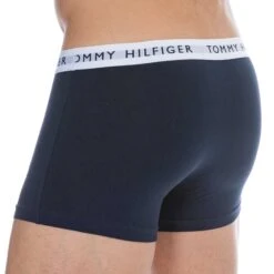 Lot De 3 Boxers Essential Coton Recyclé Bleu Marine -Boutique De Sous-vêtements lot de 3 boxers essential coton recycle bleu marine tommy hilfiger 10