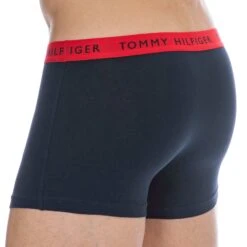 Lot De 3 Boxers Essential Coton Recyclé Bleu Marine -Boutique De Sous-vêtements lot de 3 boxers essential coton recycle bleu marine tommy hilfiger 2