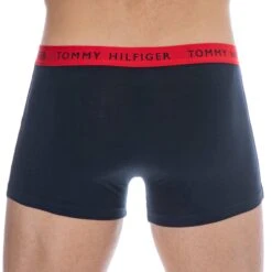 Lot De 3 Boxers Essential Coton Recyclé Bleu Marine -Boutique De Sous-vêtements lot de 3 boxers essential coton recycle bleu marine tommy hilfiger 3