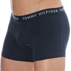 Lot De 3 Boxers Essential Coton Recyclé Bleu Marine -Boutique De Sous-vêtements lot de 3 boxers essential coton recycle bleu marine tommy hilfiger 5