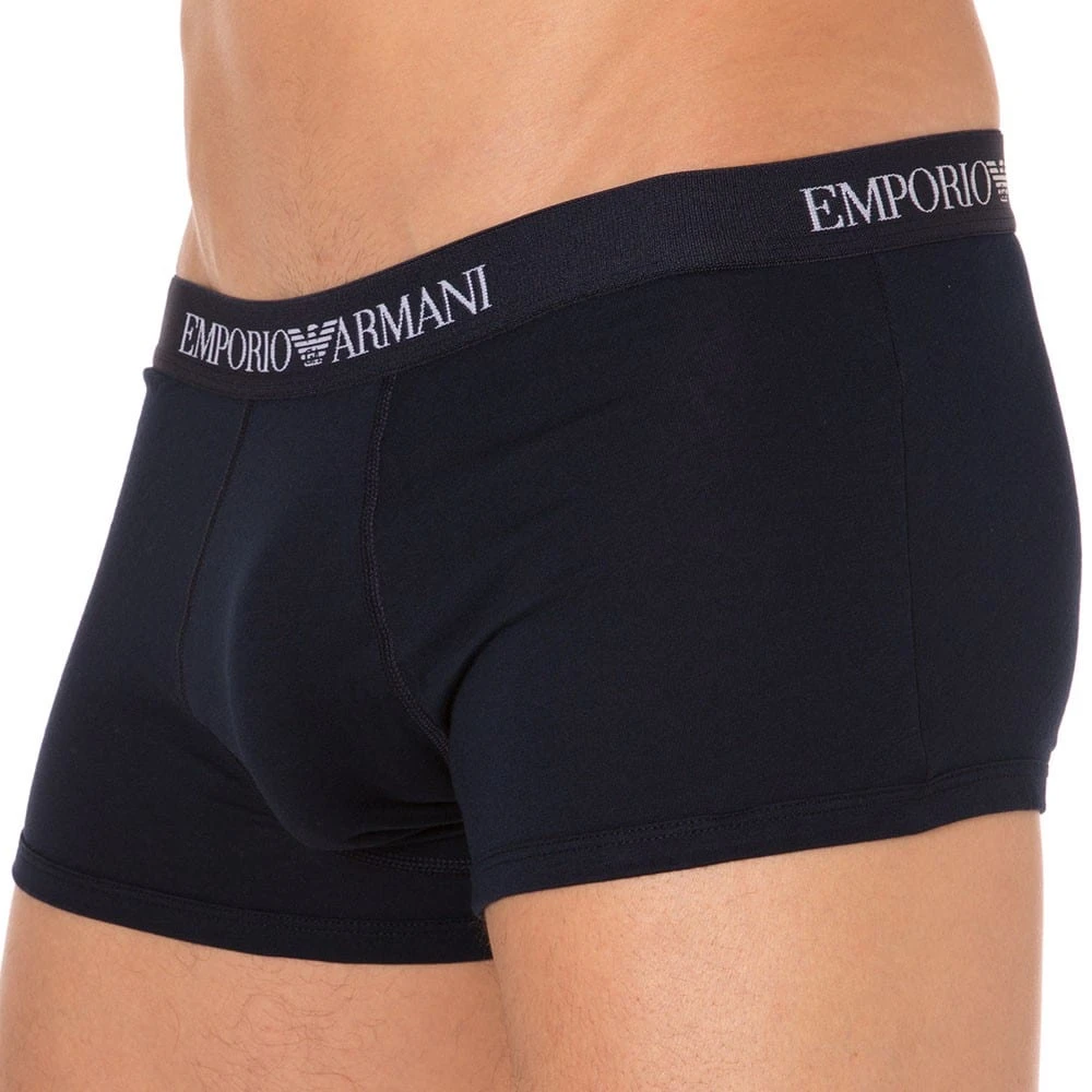 Lot De 3 Boxers Pure Cotton Noir - Marine - Gris 5 Lot De 3 Boxers Pure Cotton Noir - Marine - Gris – Image 5