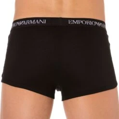 Lot De 3 Boxers Pure Cotton Noirs 7 Lot De 3 Boxers Pure Cotton Noirs -Boutique De Sous-vêtements lot de 3 boxers pure cotton noirs emporio armani 3
