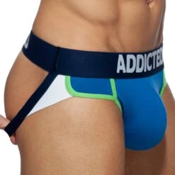 Lot De 3 Jock Straps Second Skin Blanc - Marine - Bleu Roi 11 Lot De 3 Jock Straps Second Skin Blanc - Marine - Bleu Roi -Boutique De Sous-vêtements lot de 3 jock straps second skin blanc marine bleu roi addicted 2