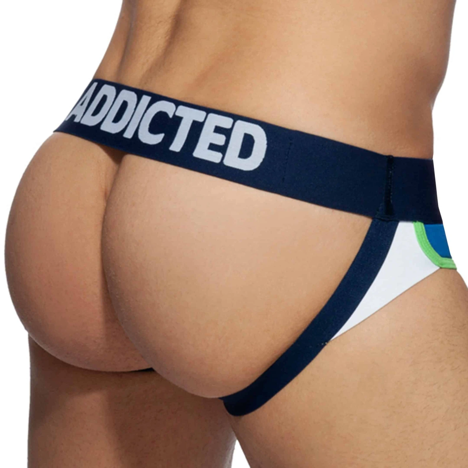 Lot De 3 Jock Straps Second Skin Blanc - Marine - Bleu Roi 7 Lot De 3 Jock Straps Second Skin Blanc - Marine - Bleu Roi – Image 7