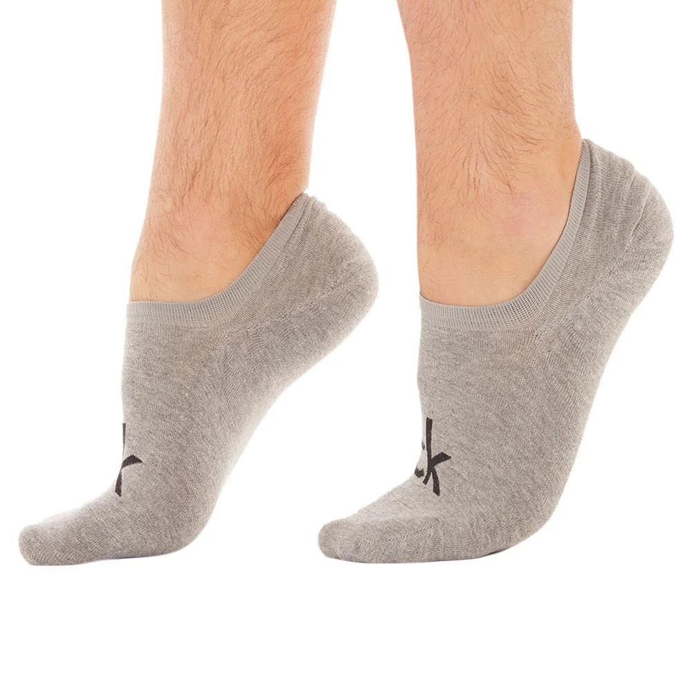Lot De 3 Paires De Chaussettes Invisibles Albert Grises - Blanches - Noires 4 Lot De 3 Paires De Chaussettes Invisibles Albert Grises - Blanches - Noires – Image 4