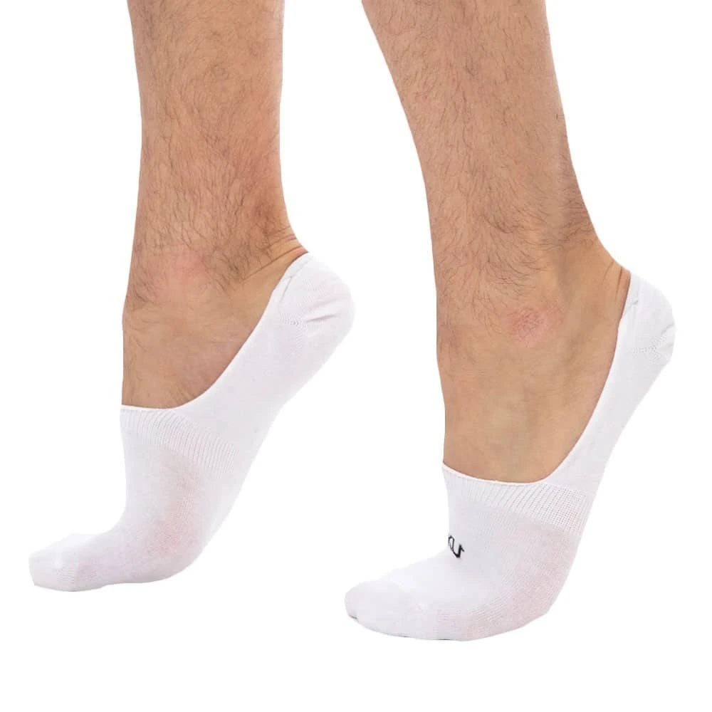 Lot De 3 Paires De Chaussettes Invisibles Blanches 2 Lot De 3 Paires De Chaussettes Invisibles Blanches – Image 2