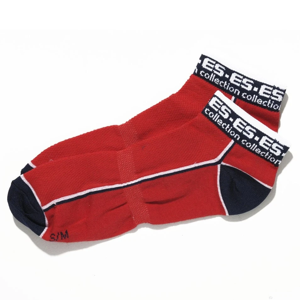 Lot De 3 Paires De Socquettes Sport Marines - Rouges - Blanches 2 Lot De 3 Paires De Socquettes Sport Marines - Rouges - Blanches – Image 2
