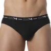 Lot De 3 Slips Coton Stretch Noirs
