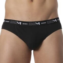 Lot De 3 Slips Coton Stretch Noirs