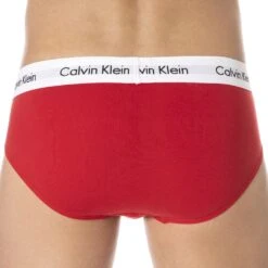 Lot De 3 Slips Cotton Stretch Bleu - Blanc - Rouge 23 Lot De 3 Slips Cotton Stretch Bleu - Blanc - Rouge -Boutique De Sous-vêtements lot de 3 slips cotton stretch bleu blanc rouge calvin klein 11