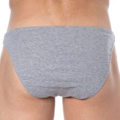 Lot De 3 Slips Mini Coton Gris -Boutique De Sous-vêtements lot de 3 slips mini coton gris sku 3