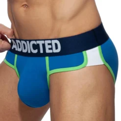 Lot De 3 Slips Second Skin Blanc - Marine - Bleu Roi -Boutique De Sous-vêtements lot de 3 slips second skin blanc marine bleu roi addicted 2