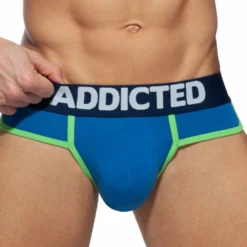 Lot De 3 Slips Second Skin Blanc - Marine - Bleu Roi -Boutique De Sous-vêtements lot de 3 slips second skin blanc marine bleu roi addicted 5