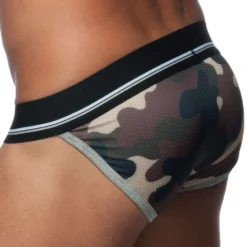 Lot De 3 Slips Tanga Camo Mesh Push Up Kaki - Gris - Bleu -Boutique De Sous-vêtements lot de 3 slips tanga camo mesh push up kaki gris bleu addicted 7