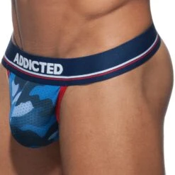 Lot De 3 Strings Camo Mesh Push Up Kaki - Gris - Bleu 14 Lot De 3 Strings Camo Mesh Push Up Kaki - Gris - Bleu -Boutique De Sous-vêtements lot de 3 strings camo mesh push up kaki gris bleu addicted 5