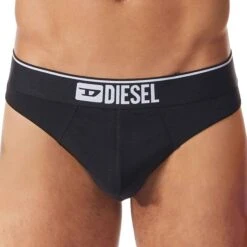 Lot De 3 Strings Denim Division Coton Noirs