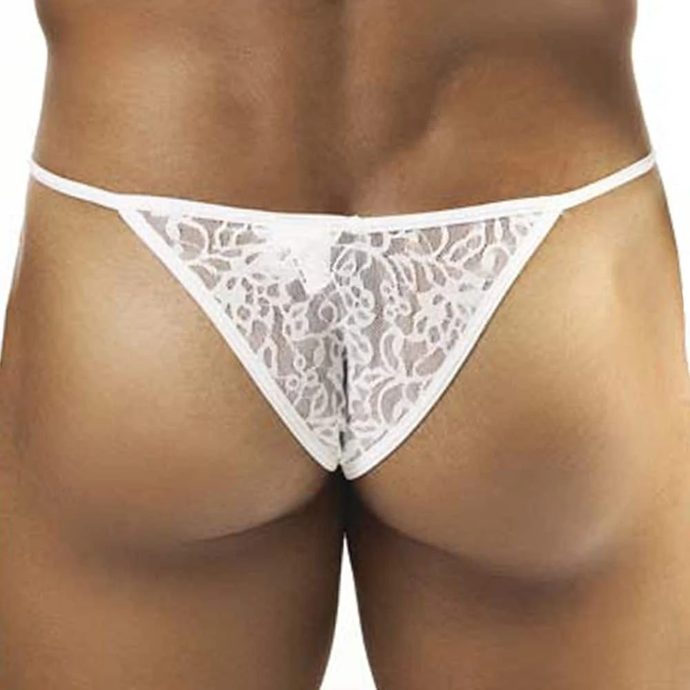 Mini Slip Kini Dentelle Blanc 1 Mini Slip Kini Dentelle Blanc