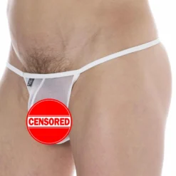 Mini Slip Kini Mesh Blanc -Boutique De Sous-vêtements mini slip kini mesh blanc joe snyder 2