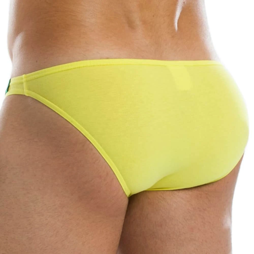 Mini Slip Plain Jaune 2 Mini Slip Plain Jaune – Image 2