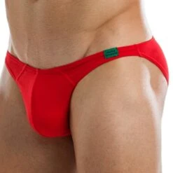 Mini Slip Plain Rouge