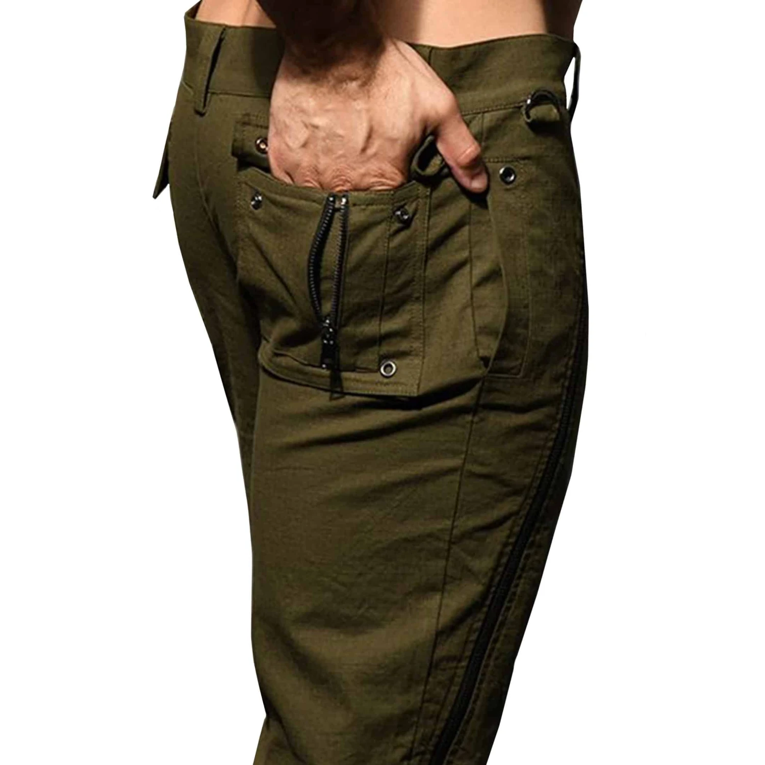Pantalon Capsule Army Olive 5 Pantalon Capsule Army Olive – Image 5